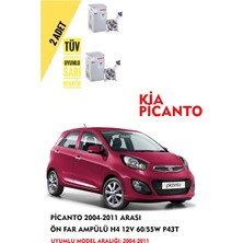 Bosch Kia Picanto 2004-2011 Arası Ön Far Ampül Takımı 2 Adet