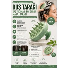 SYKU Silikon Duş Tarağı Saç Derisi Masaj Fırçası Yumuşak Uçlu Saç Yıkama Tarağı