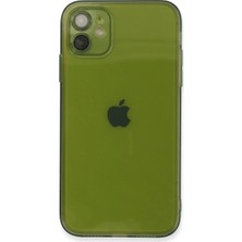 Mudanis Iphone 12 Kılıf Fly Lens Silikon - Yeşil