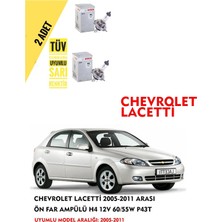 Bosch Chevrolet Lacetti 2005-2011 Arası Ön Far Ampül Takımı 2 Adet Sağ Sol 1.6 Se 1.6 Sx Için Uyumludur