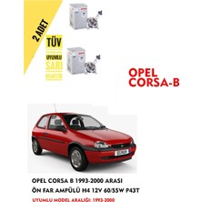 Bosch Opel Corsa B 1993-2000 Arası Ön Far Ampül Takımı 2 Adet