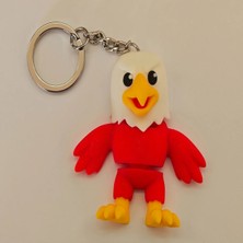 Brand House Çok Renkli 3D Flexi Kartal Anahtarlık & Çanta Süsü | Hareketli Eagle Charm