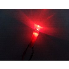 Dnz T5 Dipsiz Kırmızı LED Ampul 12V (4ADET Fiyatı) (Ithal) T5 Torpido, Gösterge Mini Dipsiz Ampul