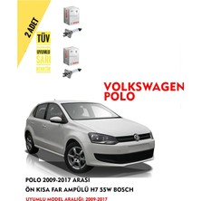 Bosch Polo 2009-2017 Arası Ön Kısa Far Ampülü (2 Adet) Sarı Renk