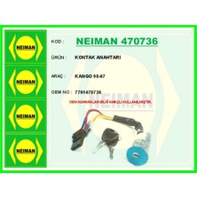 Bescher Ilkeshop Kontak Kilidi - Anahtarli Renault Kangoo 98-07