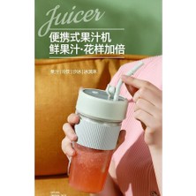 SkyNest Fruvia Taşınabilir Sarjlı Blender Termos Tasarım Smoothie 350ML