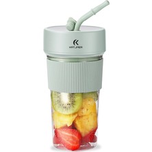 SkyNest Fruvia Taşınabilir Sarjlı Blender Termos Tasarım Smoothie 350ML