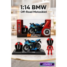 L'edoren 1:14 Çek Bırak Sesli Işıklı Diecast Model Yarış Motosikleti - Hediyelik Oyuncak Motor