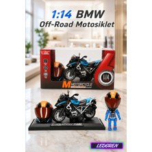 L'edoren 1:14 Çek Bırak Sesli Işıklı Diecast Model Yarış Motosikleti - Hediyelik Oyuncak Motor