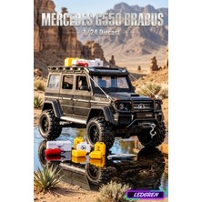 L'edoren Mercedes G550 Brabus 1/24 Diecast Model Araba - Off Road Koleksiyonluk Metal Oyuncak