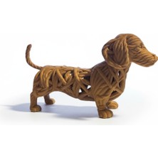Maya 3d Studio Halat Figürlü Dekoratif Sosis Köpek