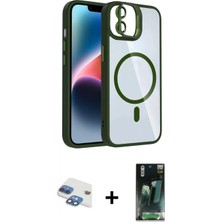 Marsilyan™- iPhone 11 Kılıf Yadigar Asil Koleksiyonu - Şeffaf 360 Full Body Arka Koruyucu + Pers Alüminyum Kamera Lens - Gı