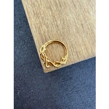 Rupen Kraft 316 L Cerrahi Çelik Sarmaşık Model Halka Piercing