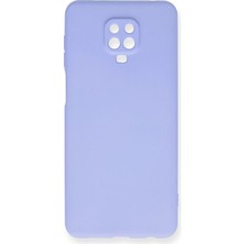 Flzdgnkr Newface Xiaomi Redmi Note 9 Pro Kılıf Nano Içi Kadife Silikon - Lila