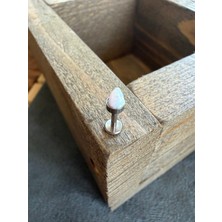 Aida Jewelss Gerçek G23 Titanium Beyaz Opal Titanyum Labret Piercing