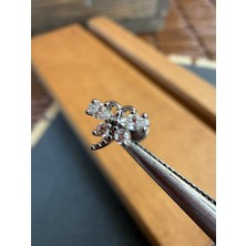 Aida Jewelss %100 316 L Cerrahi Çelik Markiz Kanatlı Yusufcuk Helix Tragus Kıkırdak Piercingi