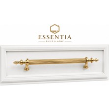 ESBH 160 mm Premium Çubuk Mobilya Kulpu – Gold Paslanmaz Alüminyum Dolap ve Çekmece Kulbu