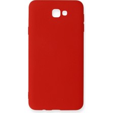 Freedom Storee Samsung Galaxy J7 Prime Kılıf Nano Içi Kadife Silikon - Kırmızı
