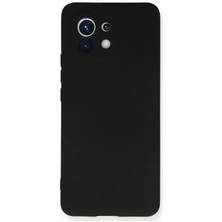 Flzdgnkr Newface Xiaomi Mi 11 Kılıf Nano Içi Kadife Silikon - Siyah