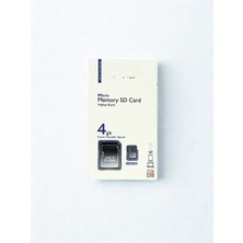 HiboTekno Adaptörlü 4 GB Micro Sd Kart Drone Kamera Cep Telefonu Tablet ve Labtop Hafıza Kartı Sdhc