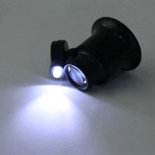 Colezium 20X Büyütmeli,saat,takı Onarım Için Cam Lensli Optik Işıklı  Göz BÜYÜTEÇMG13B9A
