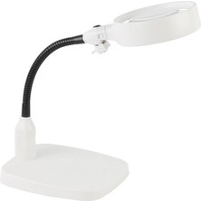 Colezium Masaüstü 10X LED Işıklı Büyüteç Okuma El Sanatları Onarım Büyüteç 7765