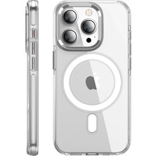 Flzdgnkr Joko Iphone 15 Pro Max Kılıf Crystal Magsafe Kapak - Şeffaf