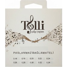 Telli Çalgı Yapım Kısa Sap Kalın Bam Teli 0,50 mm