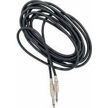 Enstrüman Jack Kablosu 6.35 mm Jak Kablo 5 Metre – Profesyonel Ses Kablosu