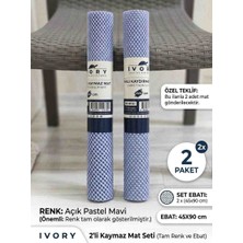 Ivory Halı Kaydırmaz Mat 45X90 cm 2 Ad ( Carpet Non - Slip Mat)