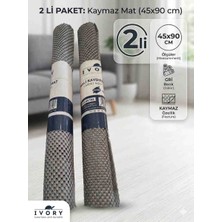 Ivory Halı Kaydırmaz Mat 45X90 cm 2 Ad ( Carpet Non - Slip Mat)