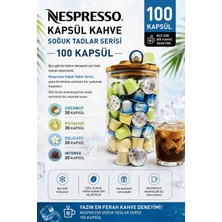 Nespresso Over Ice Yaz Kapsül Kahveleri 100 Adet + Cam Saklama Kutusu Hediyeli