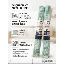 Ivory Halı Kaydırmaz Mat 45X90 cm 2 Ad ( Carpet Non - Slip Mat)