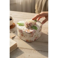 Zurafa Shop Karışık Renk Çiçek Figürlü Ayna Detaylı Çekmeceli Takı Organizeri
