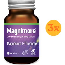 Magnimore Magnesium L-Threonate 60 Kapsül - 3 Adet (Toplam 180 Kapsül)