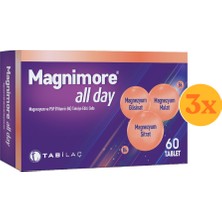 Magnimore All Day 60 Tablet - 3 Adet (Toplam 180 Tablet)