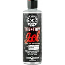 Chemical Guys Tire + Trim Gel - Toz Tutmayan, Uzun Ömürlü Bakalit, Lastik ve Plastik Yenileyici ve Koruyucu Jel - 473 ml