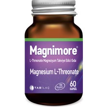 Magnimore Magnesium L-Threonate 60 Kapsül - Dezenfektan Hediyeli (%72 Alkol)