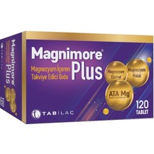 Magnimore Plus 120 Tablet - Dezenfektan Hediyeli (%72 Alkol)