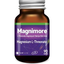 Magnimore Magnesium L-Threonate 90 Kapsül - Dezenfektan Hediyeli (%72 Alkol)