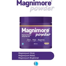 Magnimore Powder Magnezyum Karamel Aromalı Sitrat Malat Bisglisinat 60 Servis