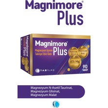 Magnimore Plus Magnezyum N-Asetil Taurinat Bisglisinat Malat 90 Tablet