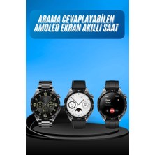 Toyigoo Amoled Ekran 3 Kordonlu Akıllı Saat 5.0 Bluetooth Bağlantılı Android ve Ios Uyumlu