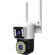 Armüz 4mp Yoosee Çift Lens Ip Kamera - Wıfı Açık Otomatik Izleme, Su Geçirmez Kablosuz Güvenlik Ev Kamerası, Renkli Gece Görüş