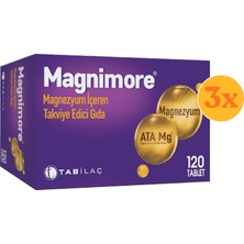 Magnimore 120 Tablet - 3 Adet (Toplam 360 Tablet)