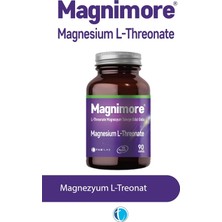 Magnimore L-Threonate 90 Kapsül - Dezenfektan Hediyeli (%72 Alkol)