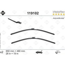 Valeo Shopilke Swf Aquablade Flat Blade X2 650 480 mm Volvo XC60 17 Swf Muz Tipi Silecek Binek