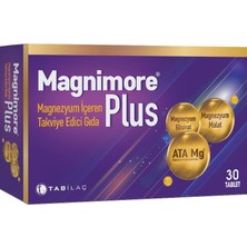 Magnimore Plus 30 Tablet - Dezenfektan Hediyeli (%72 Alkol)