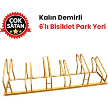Hayat Trafik Bisiklet Park Yeri Altılı , Kalın Profilli Bisiklet Park Demiri
