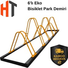 Hayat Trafik 6'lı Bisiklet Park Yeri (Ekonomik Çift Yönlü) 210 x 40 cm